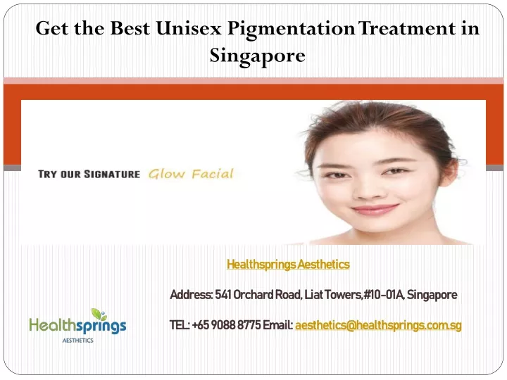 get the best unisex pigmentation treatment