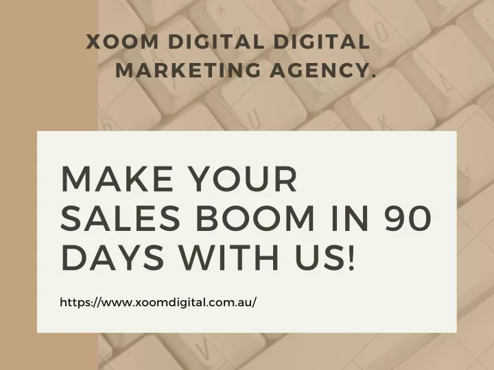 xoom digital digital marketing agency