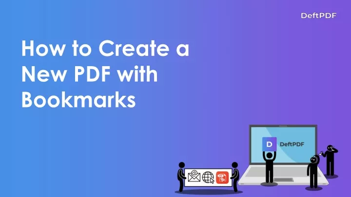 how to create a new pdf with bookmarks