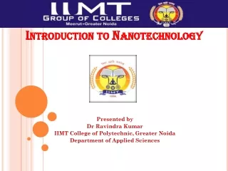 introduction to nanotechnology
