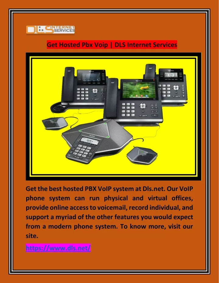 get hosted pbx voip dls internet services