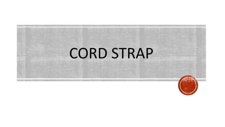 cord strap