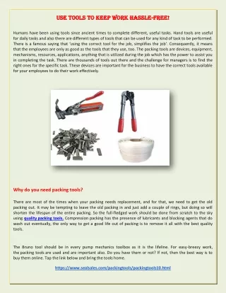 use tools to keep work hassle use tools to keep