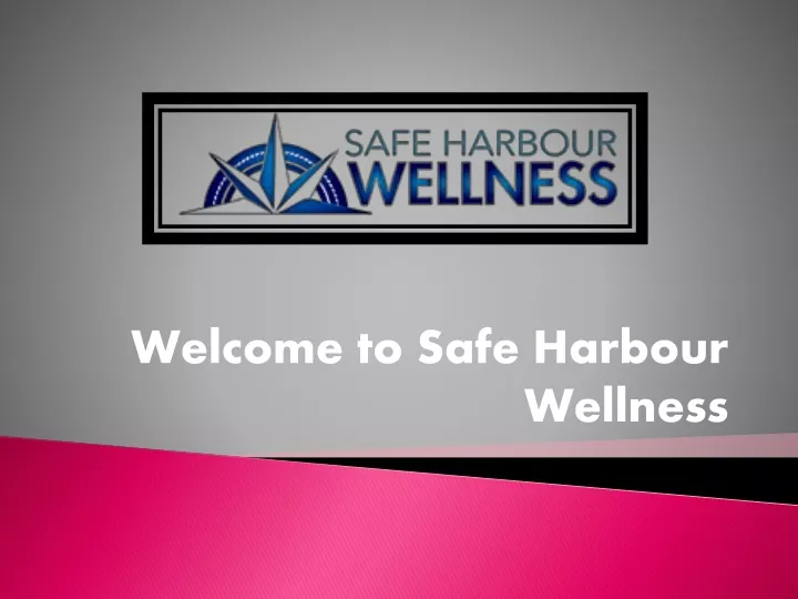 welcome to safe harbour wellness