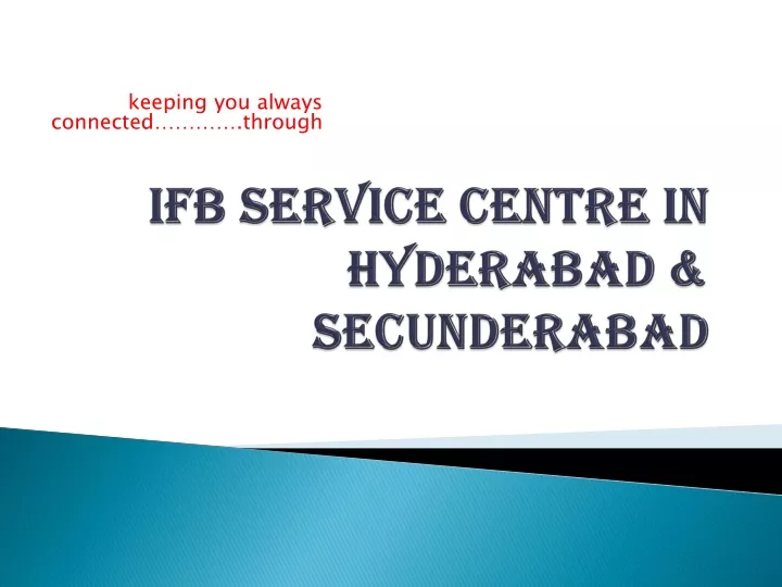 ifb service centre in hyderabad secunderabad