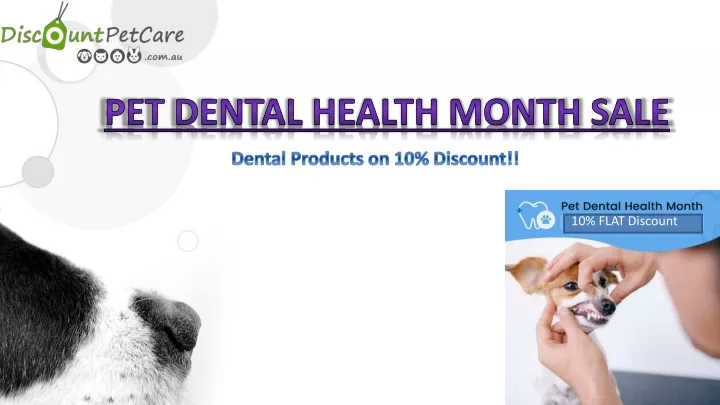 pet dental health month sale