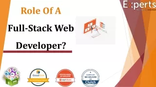 What Is The Role Of A Full-Stack Web Developer?
