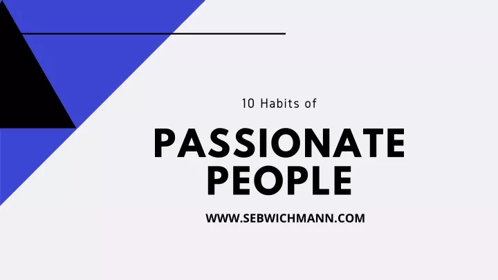 10 habits of