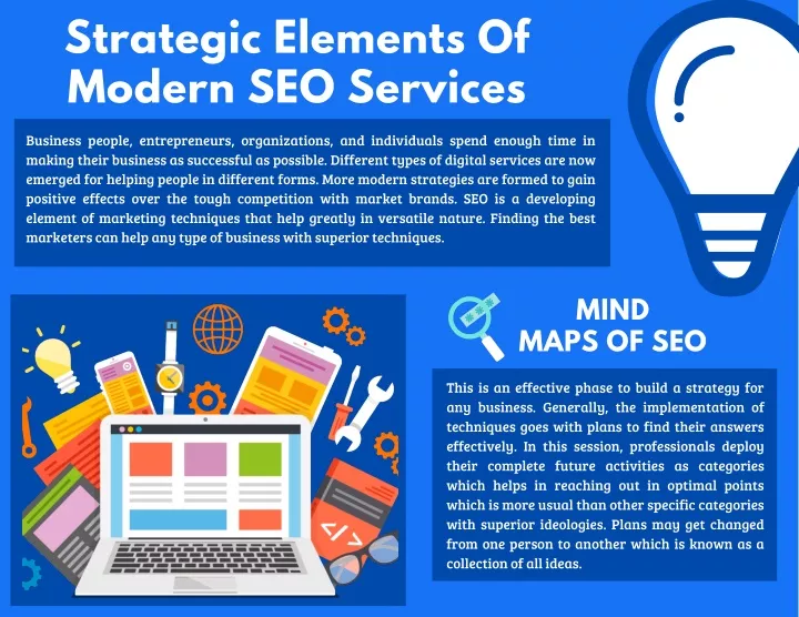 strategic elements of modern seo services