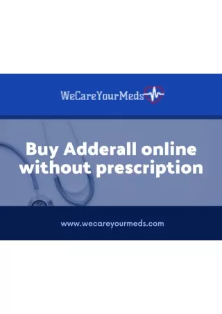Buy Adderall online without prescription