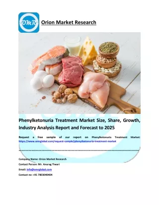 Phenylketonuria Treatment Market
