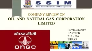 OIL AND NATURAL GAS CORPORATION LIMITED