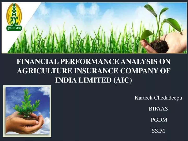 financial performance analysis on