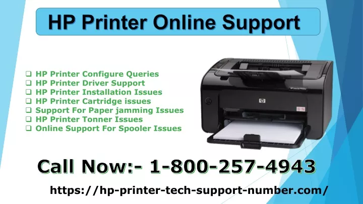 hp printer online support