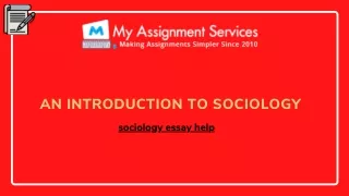 an introduction to sociology