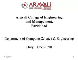 aravali college of engineering and management