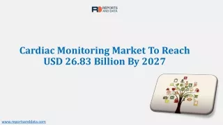 Cardiac Monitoring Market | Covid-19 Impact | Worldwide Demand, Growth Potential & Opportunity Outlook 2027