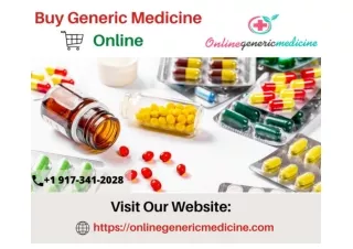 Buy Generic Medicines From Trusted Online Pharmacy