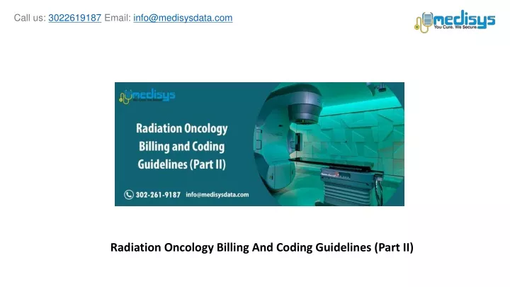 radiation oncology billing and coding guidelines part ii