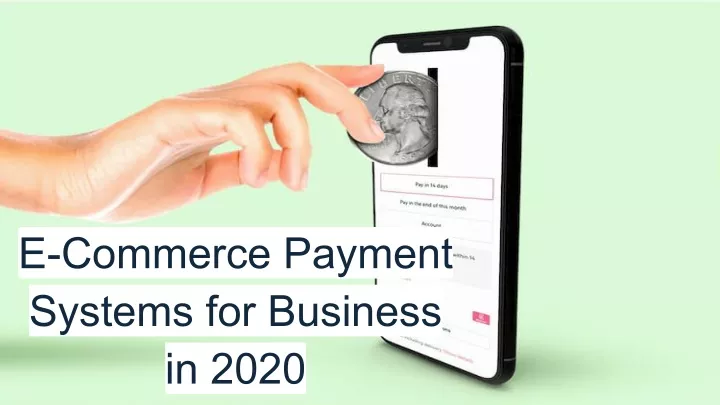 e commerce payment systems for business in 2020