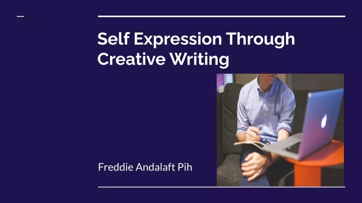 self expression through creative writing