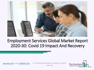 Employment Services Market Business Growth Strategies 2020