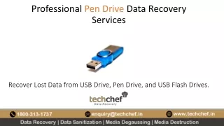 Pen drive Data Recovery Services by Techchef