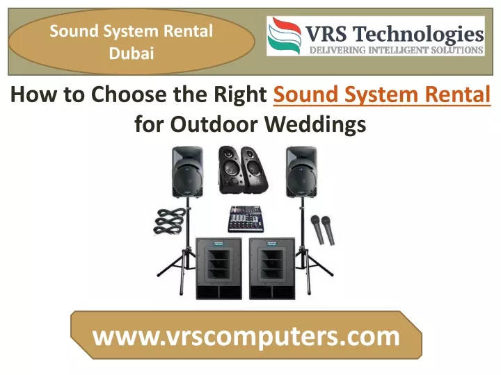 sound system rental dubai