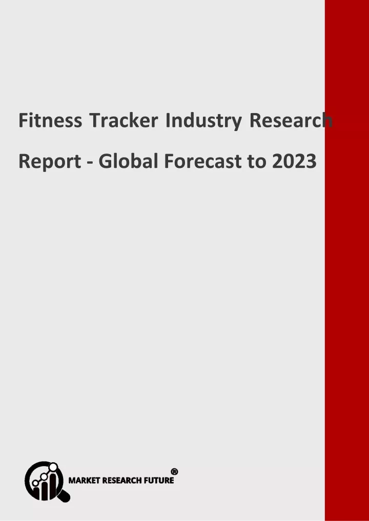 fitness tracker industry research report global