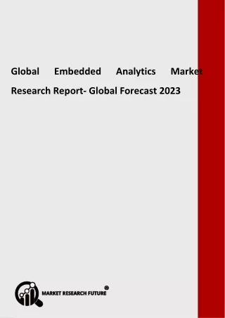 global embedded analytics market research report