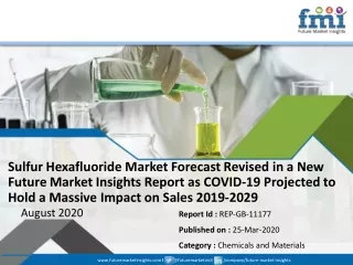 sulfur hexafluoride market forecast revised