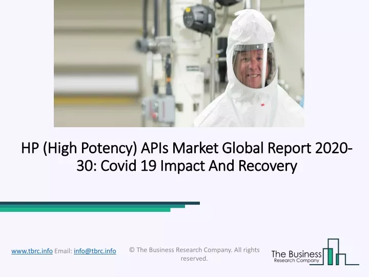 hp high potency apis market global report 2020 30 covid 19 impact and recovery