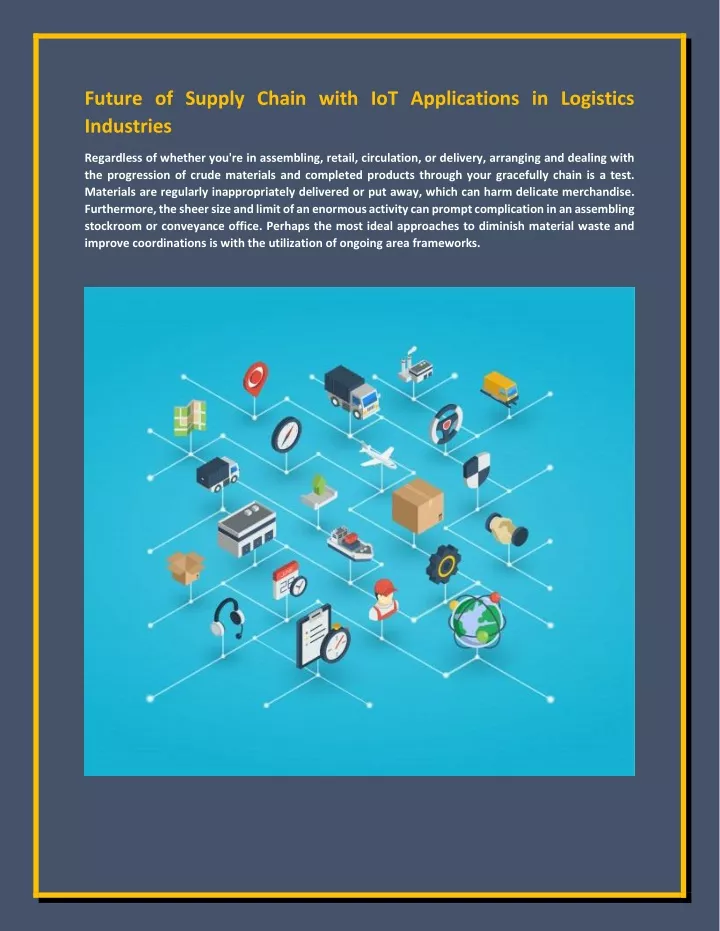 future of supply chain with iot applications