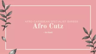 afr o caribbean specialist barber