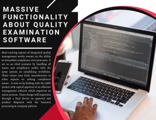massive functionality about quality examination