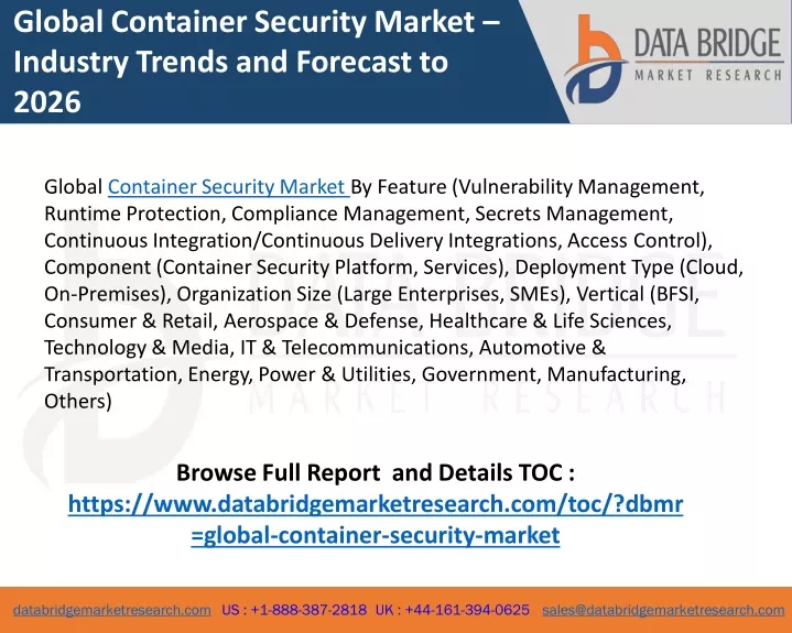global container security market industry trends
