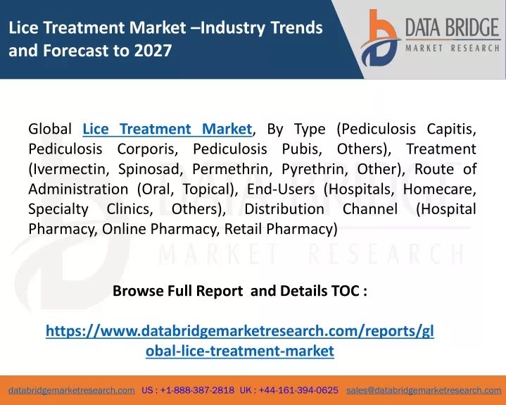 lice treatment market industry trends