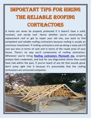 Roofing Contractors Brockton MA | Mayflowerroofing.com