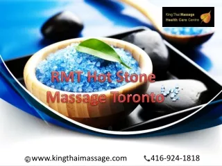 RMT Hot Stone Massage Toronto package at King Thai Massage Centre