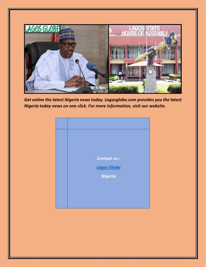 get online the latest nigeria news today