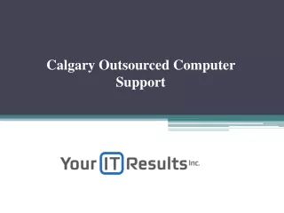 calgary outsourced computer support