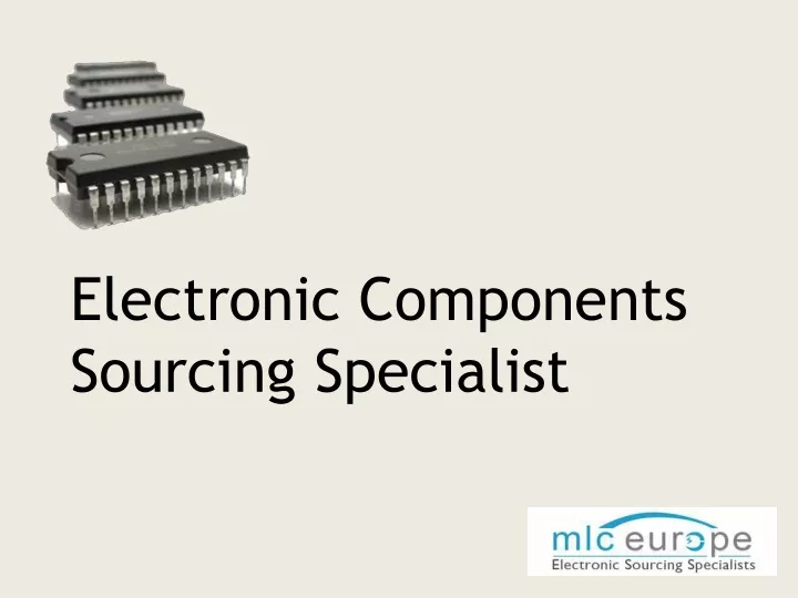 electronic components sourcing specialist