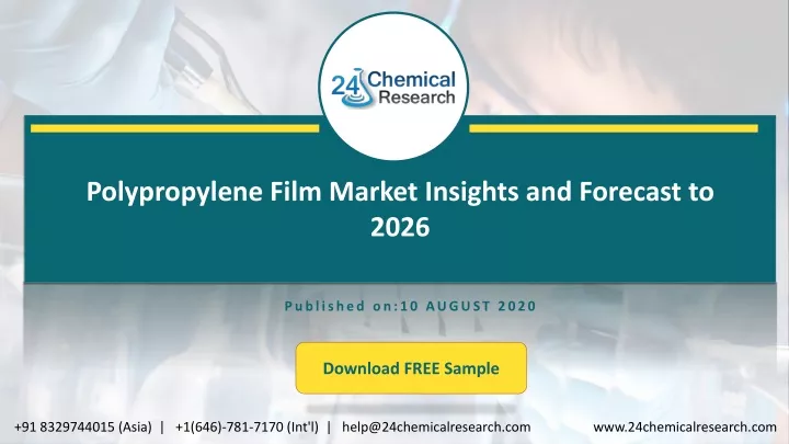polypropylene film market insights and forecast