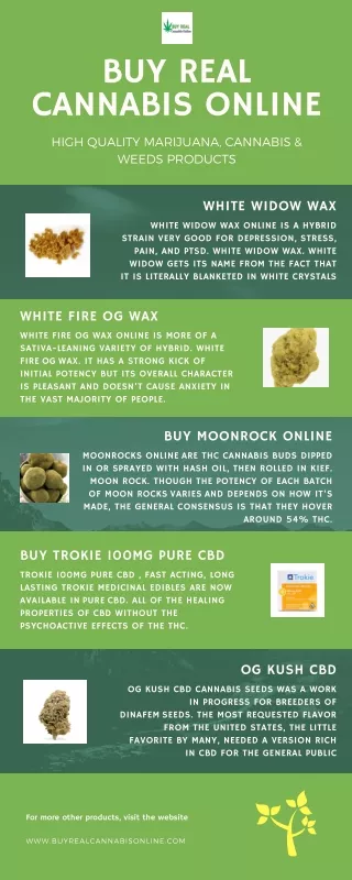 Buy Trokie 100mg Pure CBD Online from Buy Real Cannabis Online
