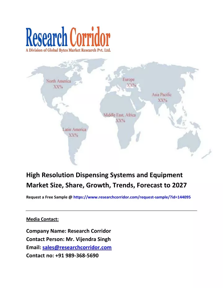 high resolution dispensing systems and equipment