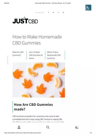 How to Make Homemade CBD Gummies