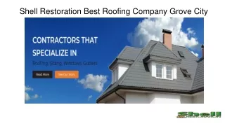 The Professional Roofing Contractors in Grove City