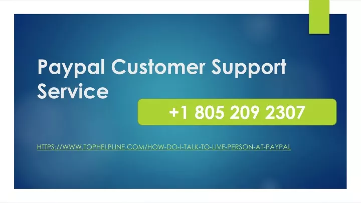 paypal customer support service