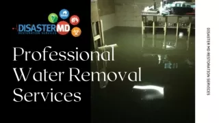 Disaster MD | Local Professional Water Removal Experts