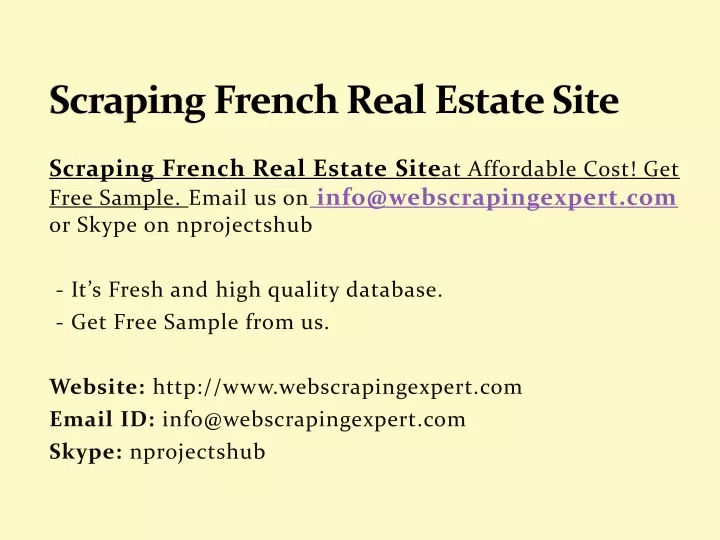 scraping french real estate site